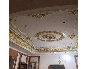 Thi công đá hiệu ứng bê tông, trần thạch cao, phào chỉ thạch cao, nhũ vàng